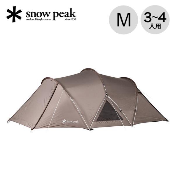 snow peak ランドネストドームM SDE-260 テント 簡単設営 初心者向け 3〜4人用 ...