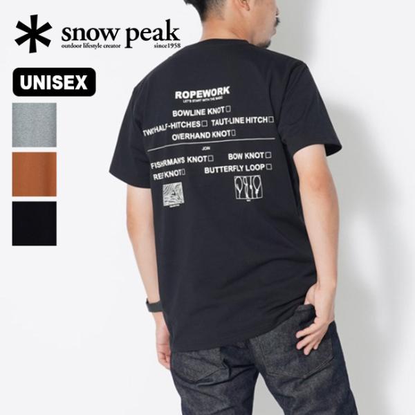snow peak スノーピーク ロープワークTシャツ