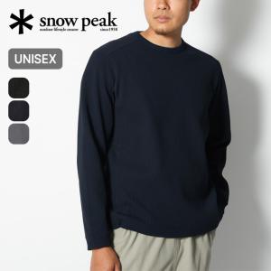 snow peak スノーピーク ドライワッフルロングスリーブTシャツ