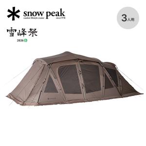 snow peak スノーピーク 2026雪峰祭 春 トルテュPro 2026エディション FES-770 限定品 テント 2ルームシェルター ギア 宿泊 2026 春夏