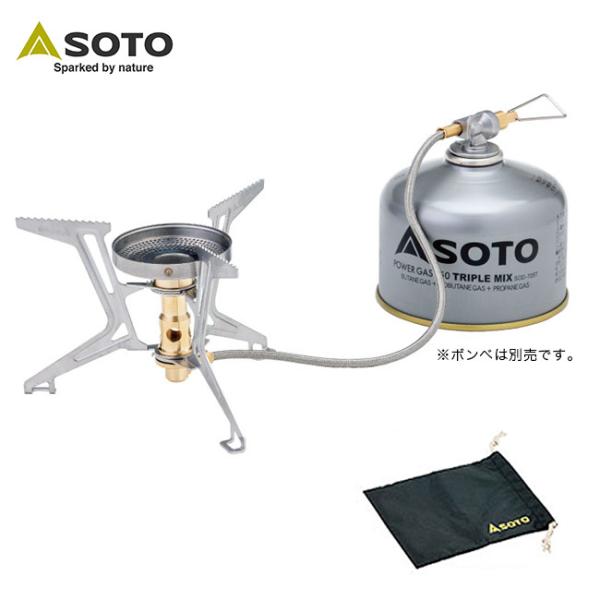 SOTO フュージョントレック SOD-331 シングルバーナー コンパクト 調理 ガス OD缶 ソ...