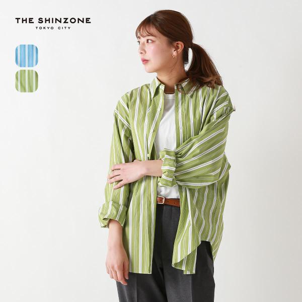 THE SHINZONE ザ ストライプダディシャツ シンゾーン