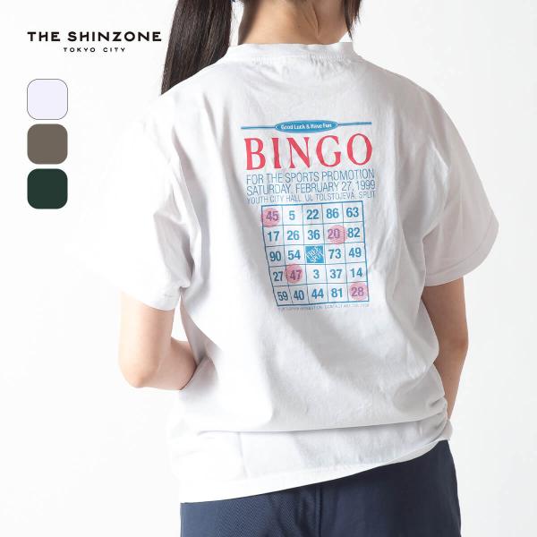 THE SHINZONE ザ シンゾーン ビンゴTEE 26SMSCU13 BINGO TEE レデ...