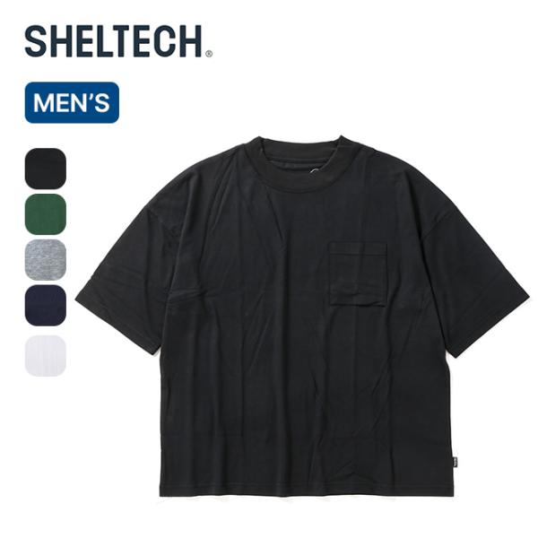 SHELTECH シェルテック ワイドT メンズ SHL23SS002 半袖 Tシャツ ワイドシルエ...