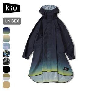 KiU キウ ニュースタンダードレインポンチョ ユニセックス K163 雨具 レインウェア コート カッパ 収納袋付｜OutdoorStyle サンデーマウンテン