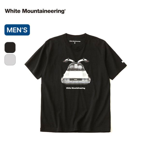 White Mountaineering ホワイトマウンテニアリング デロリアンTシャツ