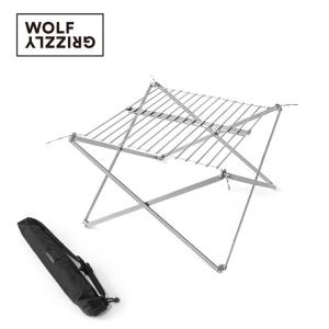 WOLF AND GRIZZLY ウルフアンドグリズリー グリルM1エディションw/ファイヤーセット 20330001000000 焚き火グリル 網 折り畳み 軽量