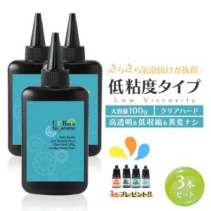 レジン液 サラサラ さらさらタイプ 大容量 100g クリアハード UV レジン液 サラサラ さらさらタイプ 大容量 100g クリアハード UV