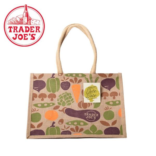 Trader Joe&apos;s（トレーダージョーズ） ジュート 麻 エコバッグ