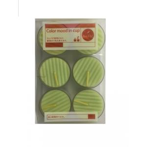 カラームード インカップ 6個入 グリーン