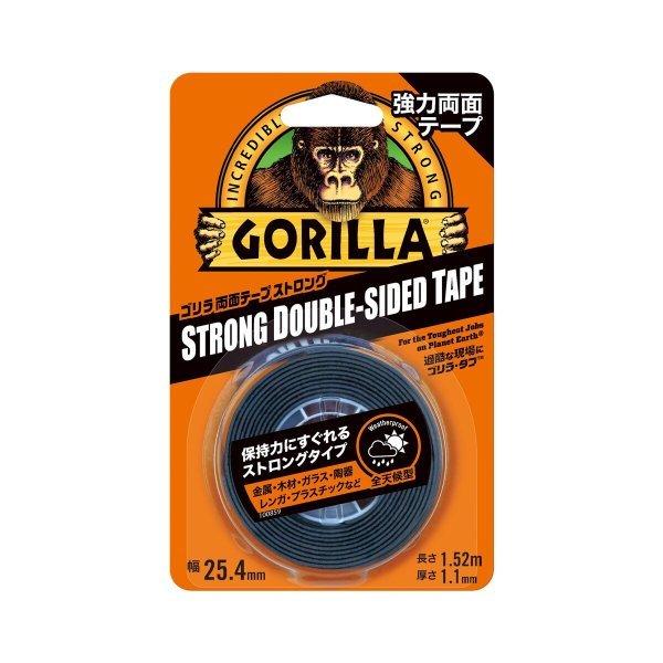 【送料無料】ゴリラ 強力両面テープ ストロングタイプ 1.52m