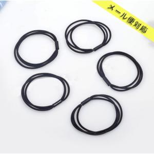 メール便 ハンドメイド 3連　ヘアゴム　資材　手芸　リボン DIY　輪　ヘアーアクセサリー