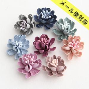 メール便  ハンドメイド　フラワー 【B】8色　花　アクセサリーパーツ　手芸　造花　ヘアアクセサリー材料｜sundriesichibayahu