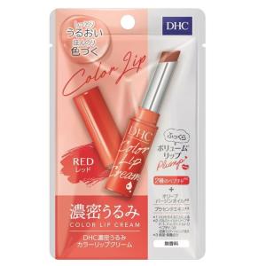 DHC 濃密うるみ カラーリップクリームN レッド 無香料