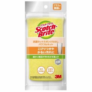 3M スコッチブライト 抗菌ネットスポンジたわし NT−01K 1個