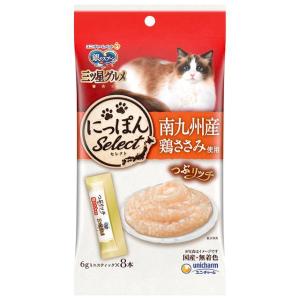 ユニチャーム 三ツ星グルメおやつ にっぽんSelect つぶリッチ 鶏ささみ使用 6g×8本