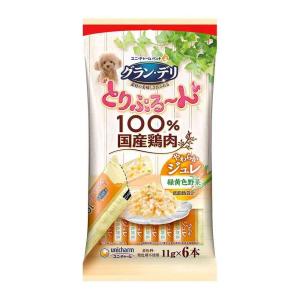 ユニチャーム グラン・デリ とりぷるーん ジュレ 緑黄色野菜 11g×6本