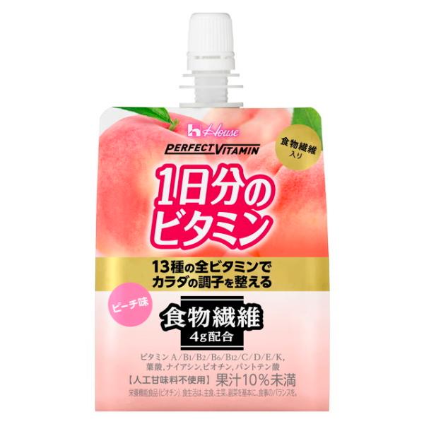 ◆1日分のビタミンゼリー食物繊維 180g【6個セット】