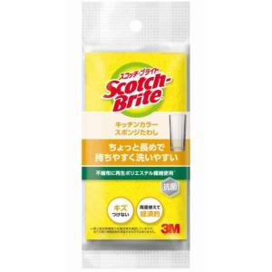 3M スコッチブライト キッチンカラースポンジイエロー SS−74K YEL 1個 【3個セット】