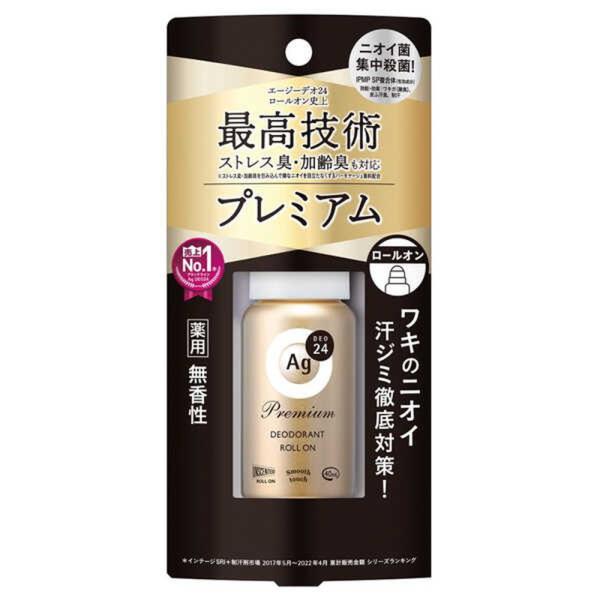 【医薬部外品】エージーデオ24 プレミアムデオドラントロールオン 無香性 40ml