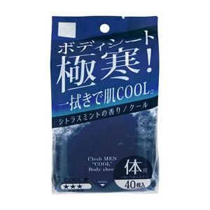 【入手困難】HOT＆COOL　CD４枚セット Clesh MEN ボディシート 極寒 クール シトラスミントの香り 40枚