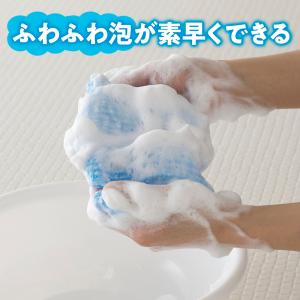 ハウスラボ 泡立ちボディタオル かため 24×...の詳細画像1
