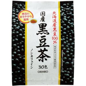 ◆オリヒロ 国産 黒豆茶100％ ノンカフェイン 6g×30包｜sundrugec