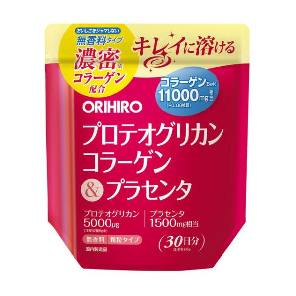 ◆オリヒロ プロテオグリカン コラーゲン＆プラセンタ 180g