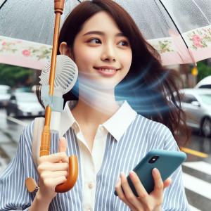 トレードワン 傘用ファンクリップ 猫の手タイプ...の詳細画像2