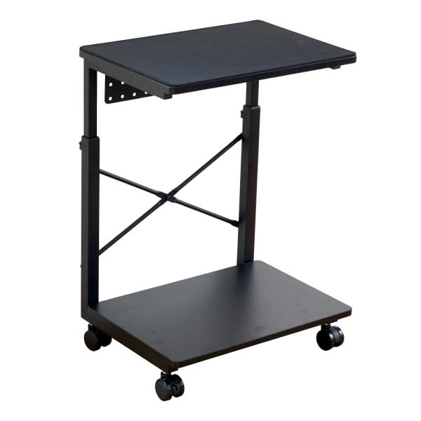 7段階昇降CPUワゴン ブラック PCCATPLBK 【直送品】 返品・キャンセル・他商品と同時購入...