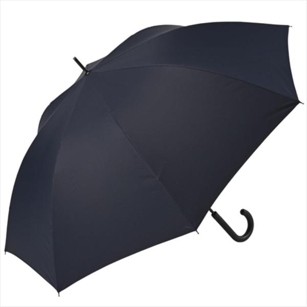 晴雨兼用 長傘 65cm ピーチドロップ 耐風 51832NV 【直送品】 返品・キャンセル・他商品...