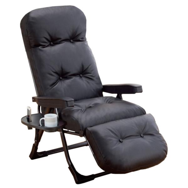 リクライニングアームチェアEXII ブラック[0411310] 【直送品】 返品・キャンセル・他商品...