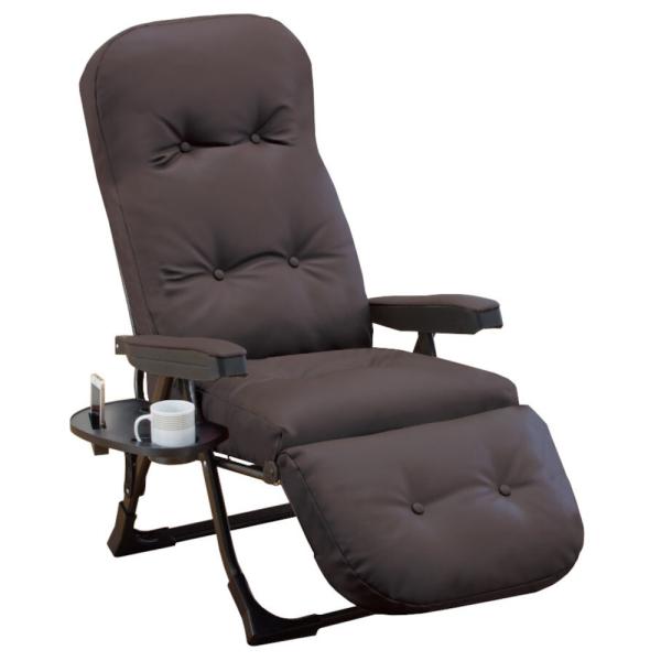 リクライニングアームチェアEXII ブラウン[0411360] 【直送品】 返品・キャンセル・他商品...