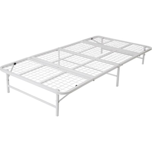 収納式折りたたみパイプベッド シングル WH[0412030] 【直送品】 返品・キャンセル・他商品...