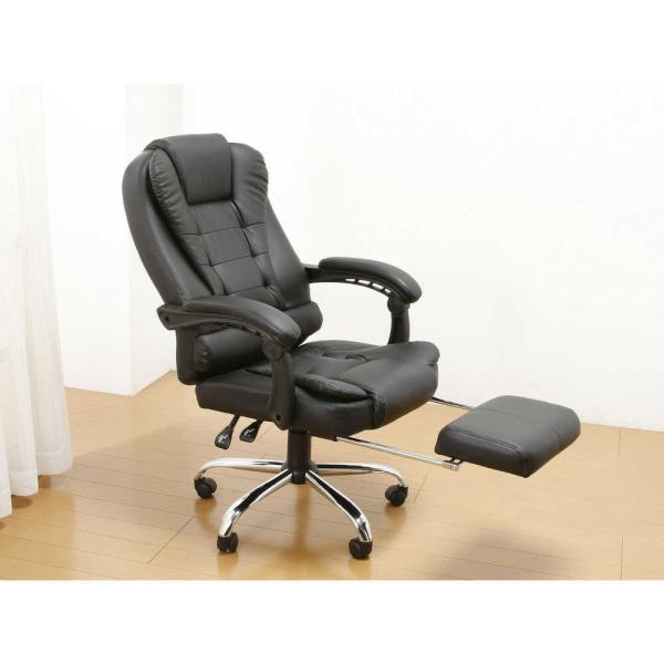 プレジデントリクライニングチェア ブラック[0412610] 【直送品】 返品・キャンセル・他商品と...