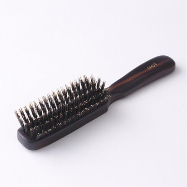 高級猪毛ヘアブラシ 6行 HKS-6 【直送品】 返品・キャンセル・他商品と同時購入は不可