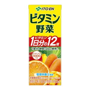 ◆伊藤園 紙パック ビタミン野菜 200mL 【12個セット】