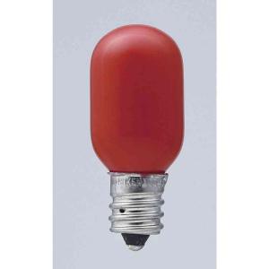 エルパ ELPA カラーナツメ球 5W 赤 E...の詳細画像1
