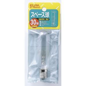 エルパ ELPA スペース球 白熱電球 E17 30W G-76H（C）