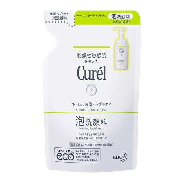 花王 キュレル（cureL）皮脂トラブルケア泡洗顔料 つめかえ用   130ml   【6個セット】