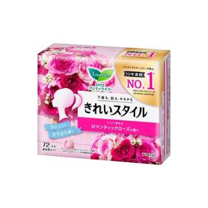 花王 ロリエ きれいスタイル ロマンティックローズの香り 72コ入【3個セット】