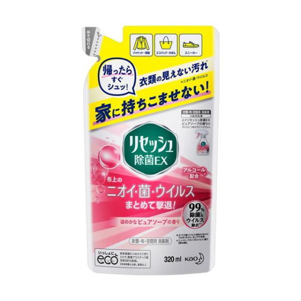 花王 リセッシュ除菌EX ピュアソープの香り つめかえ用 320ml【3個セット】