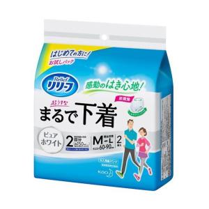 花王　リリーフ まるで下着 L-LL 38枚入り×3パック＋34枚入り×1パック 大人用紙おむつ リリーフ パンツタイプ まるで下着 2回分