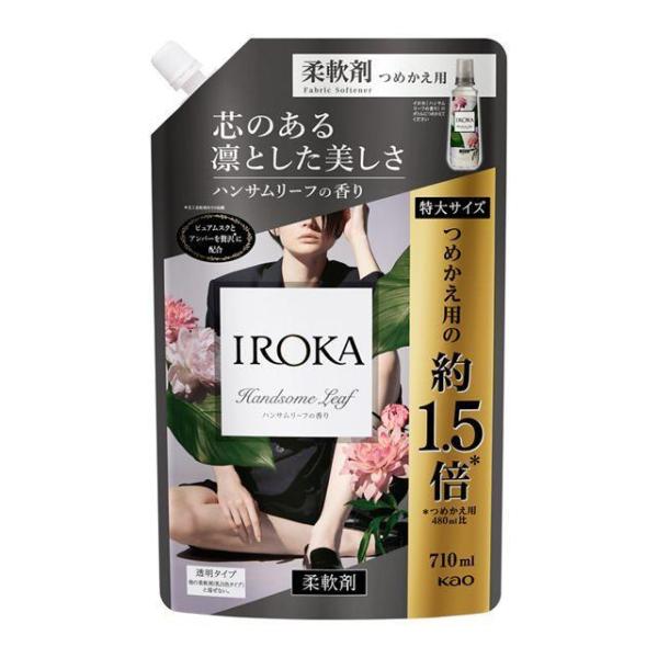 花王 IROKA（イロカ） ハンサムリーフの香り スパウト 710ml 柔軟剤