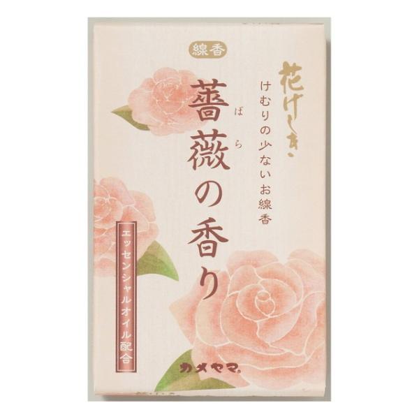 カメヤマ 花げしき 薔薇の香り ミニ寸 50g