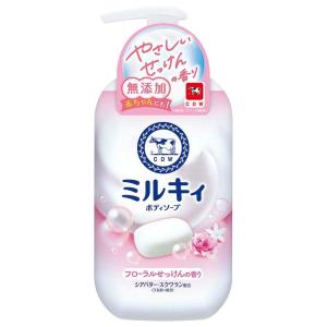 牛乳石鹸 ミルキィ ボディソープ やさしいせっけんの香り ポンプ付