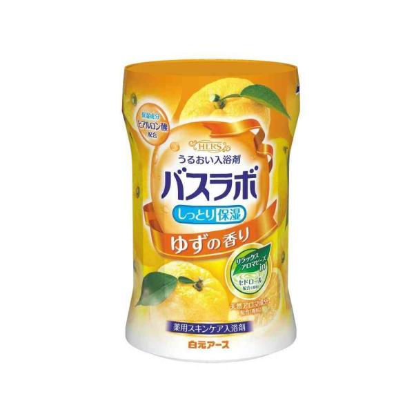 【医薬部外品】白元アース HERSバスラボ ボトル ゆずの香り 540g