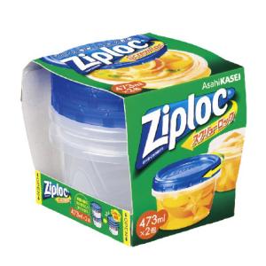 ジップロック スクリューロック 473ml 2個入