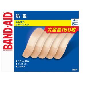 【一般医療機器】バンドエイド 肌色 Mサイズ 150枚の商品画像