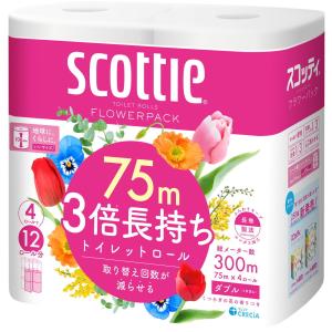 日本製紙 スコッティ フラワーパック 3倍長持...の詳細画像1